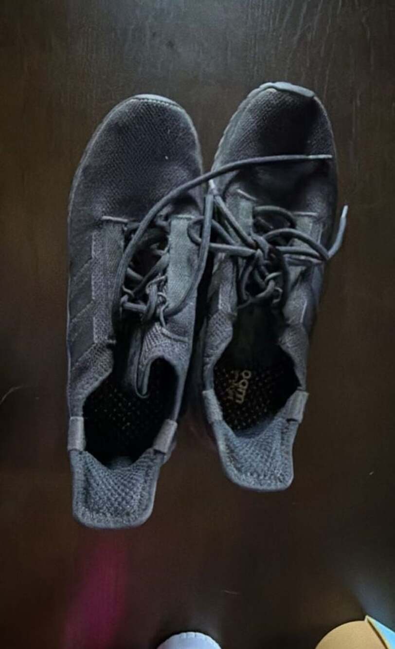 Adidas Kaptir 2.0 Size 10 Black Running Shoes
